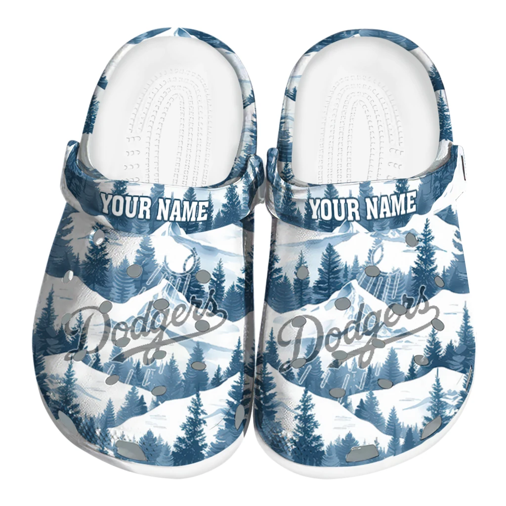 personalized los angeles dodgers snowy mountains clogs best selling personalized los angeles dodgers snowy mountains clogs best selling