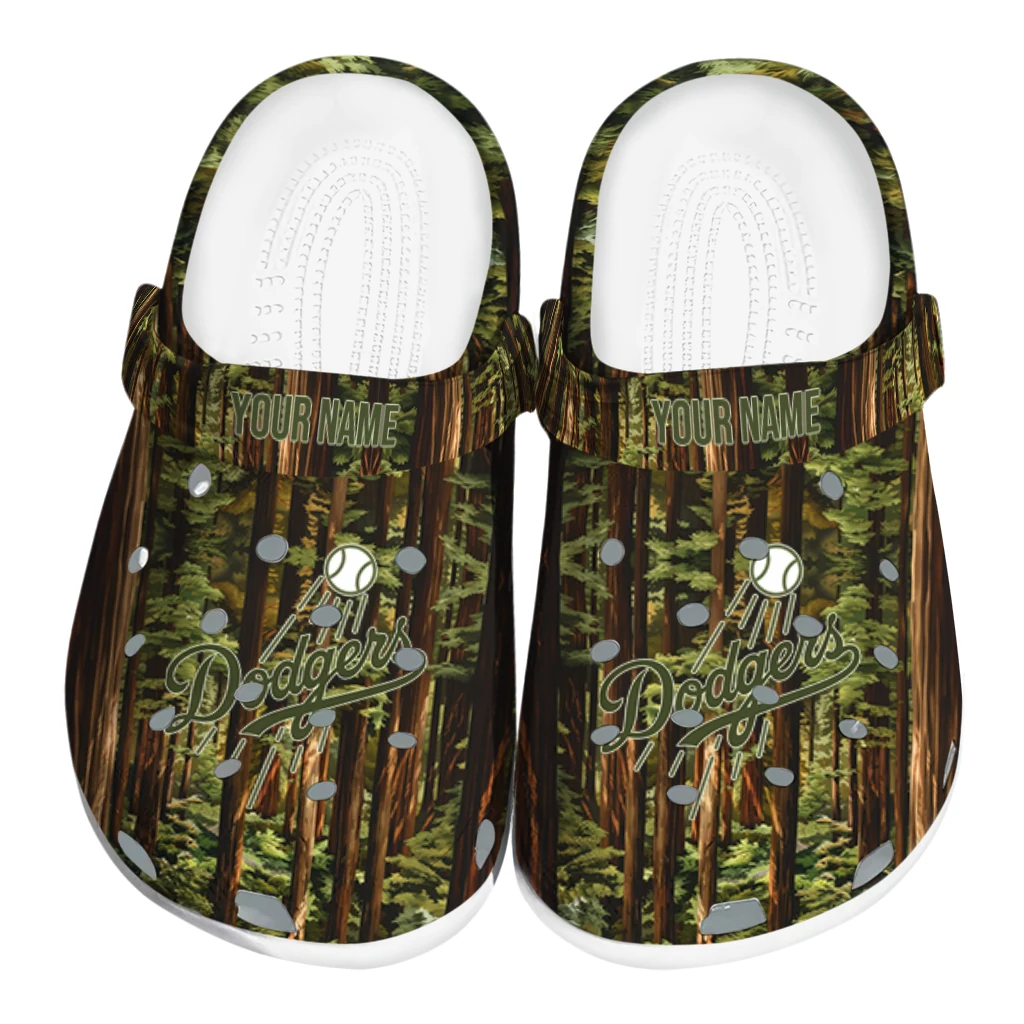 personalized los angeles dodgers woods forest designs clogs best selling personalized los angeles dodgers woods forest designs clogs best selling
