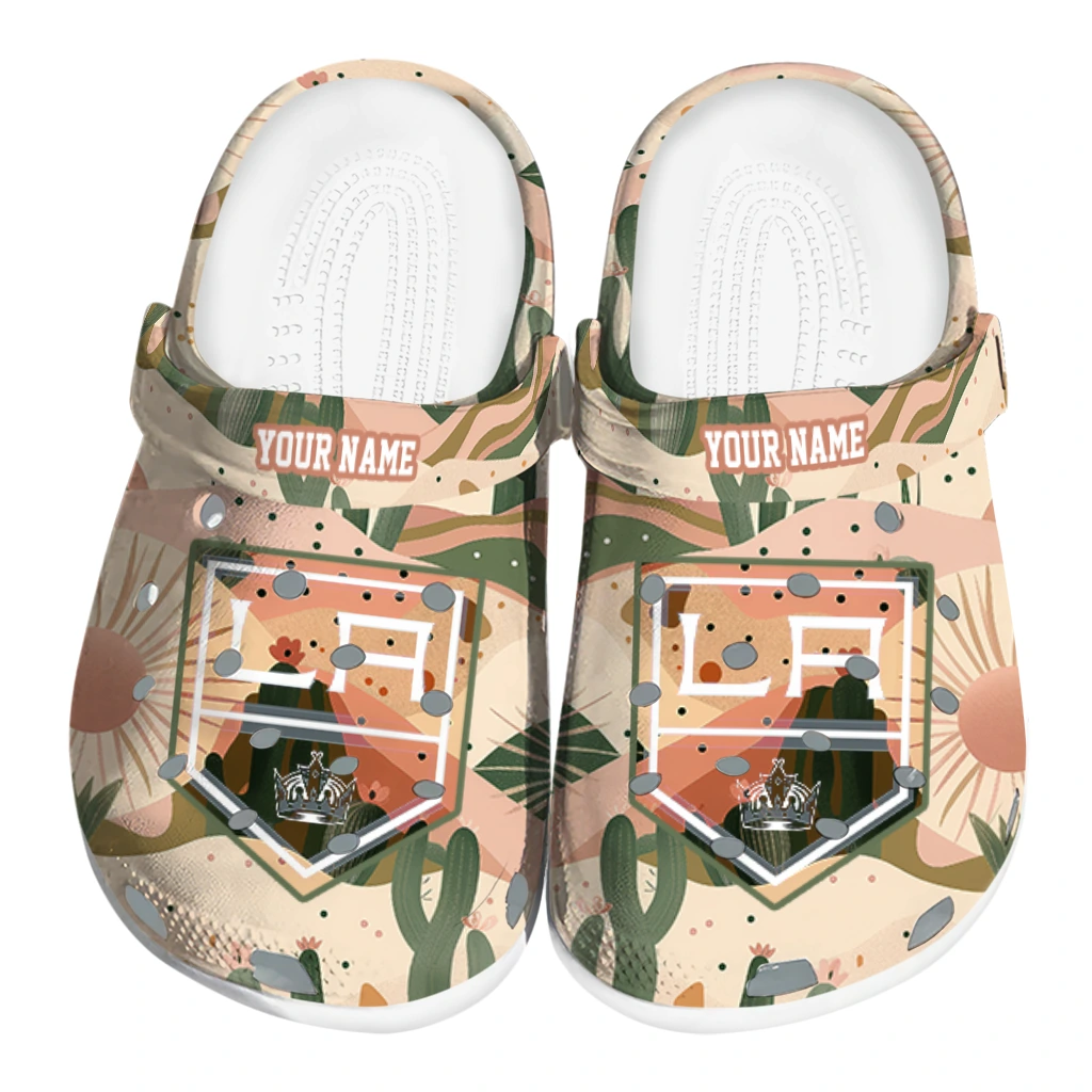 personalized los angeles kings desert cactus pattern clogs best selling personalized los angeles kings desert cactus pattern clogs best selling