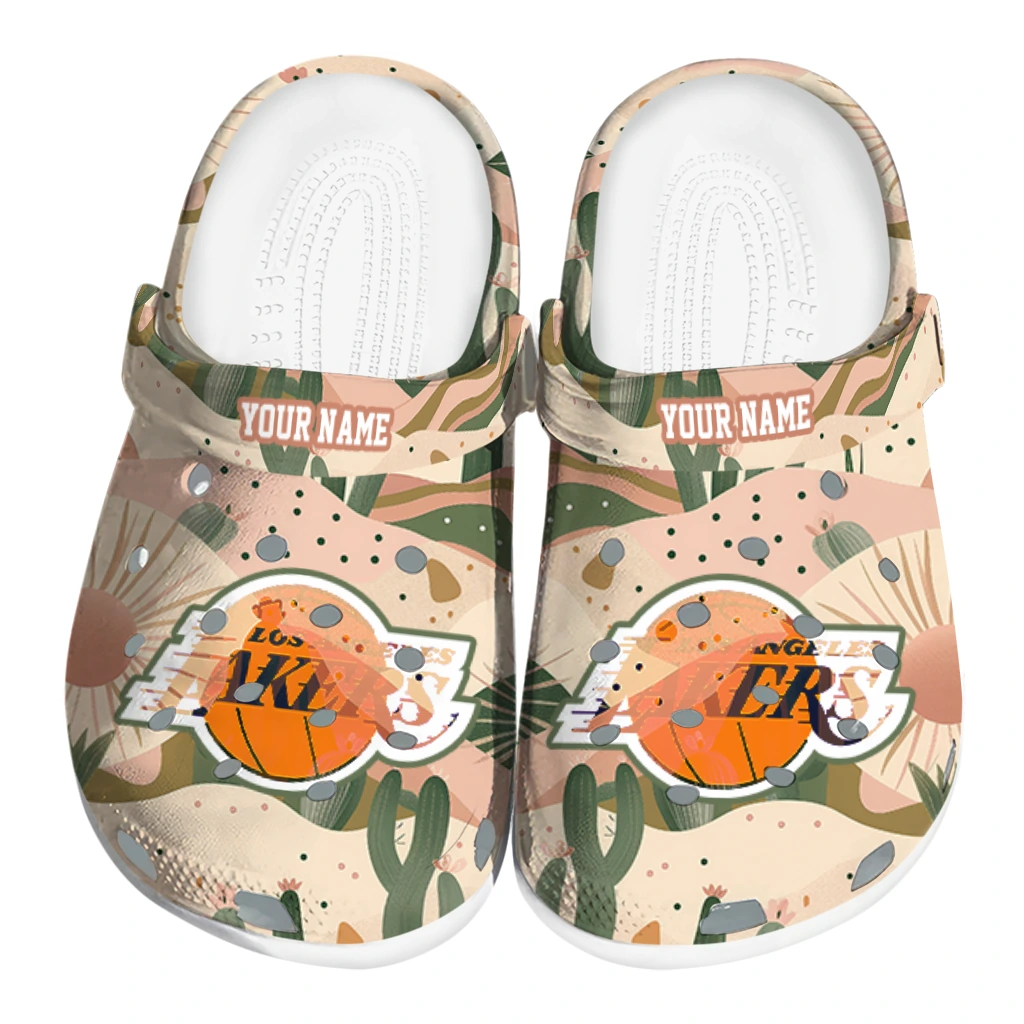 personalized los angeles lakers desert cactus pattern clogs best selling personalized los angeles lakers desert cactus pattern clogs best selling