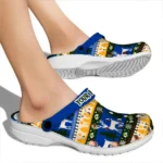personalized los angeles rams christmas motif clogs best selling