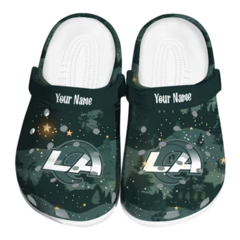 personalized los angeles rams deer nightscape clogs best selling