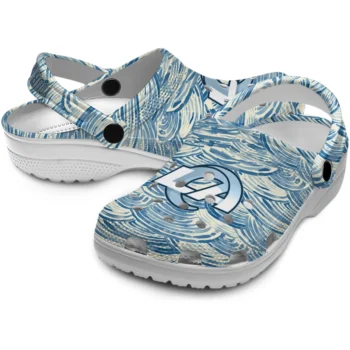 personalized los angeles rams sea swirls clogs high quality