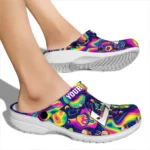 personalized los angeles rams swirling mushrooms clogs best selling