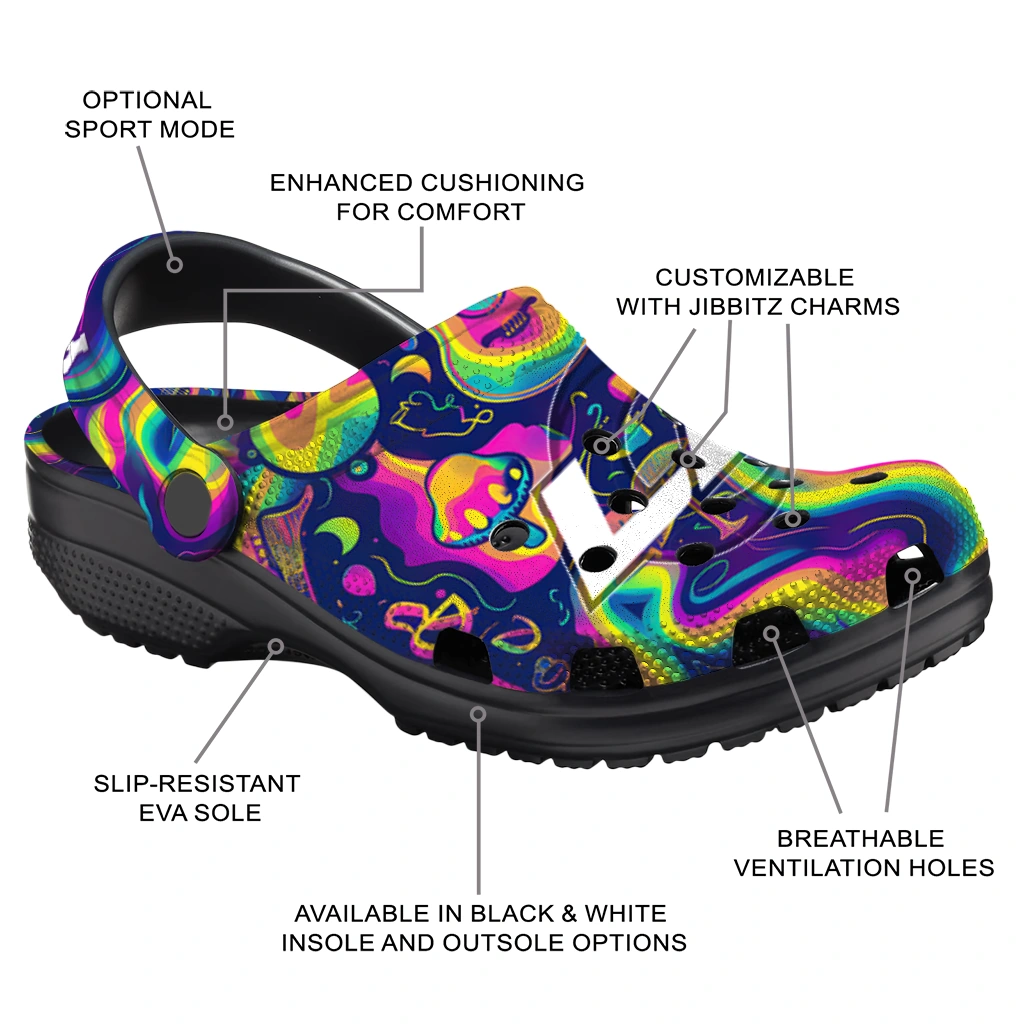 personalized los angeles rams swirling mushrooms clogs new arrival personalized los angeles rams swirling mushrooms clogs new arrival