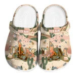 personalized louisiana monroe warhawks desert cactus pattern clogs best selling
