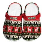 personalized louisiana ragin cajuns christmas motif clogs best selling