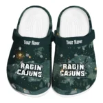 personalized louisiana ragin cajuns deer nightscape clogs best selling