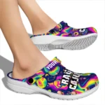 personalized louisiana ragin cajuns swirling mushrooms clogs best selling