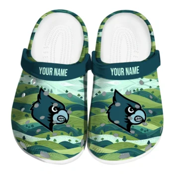 personalized louisville cardinals hills illustration clogs best selling
