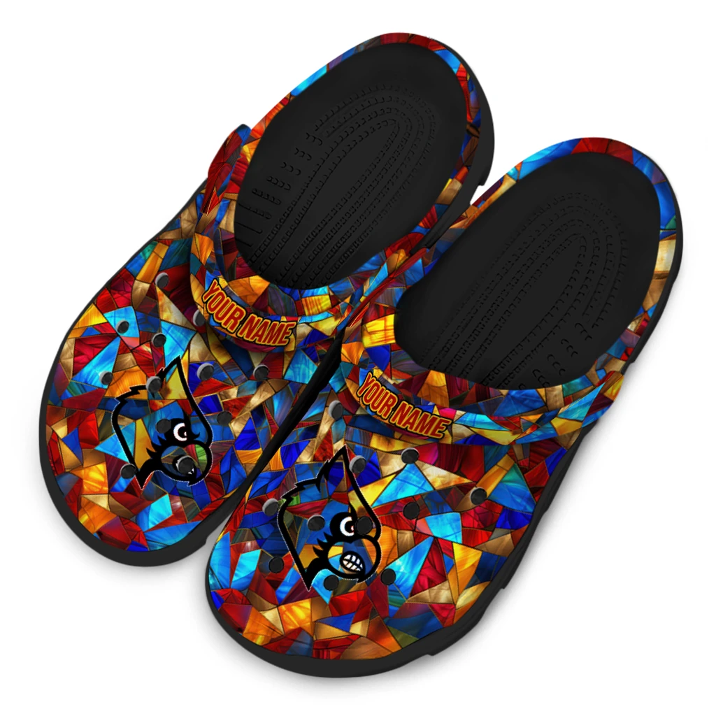 personalized louisville cardinals prism pieces clogs latest model personalized louisville cardinals prism pieces clogs latest model