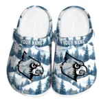 personalized louisville cardinals snowy mountains clogs best selling