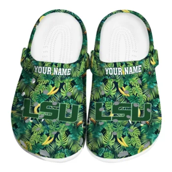 personalized lsu tigers tropical leaves clogs best selling
