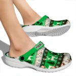 personalized marshall thundering herd christmas motif clogs best selling