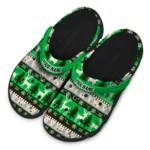 personalized marshall thundering herd christmas motif clogs best selling