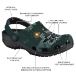 personalized marshall thundering herd deer nightscape clogs best selling