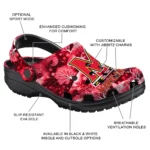 personalized maryland terrapins snowy hills clogs best selling