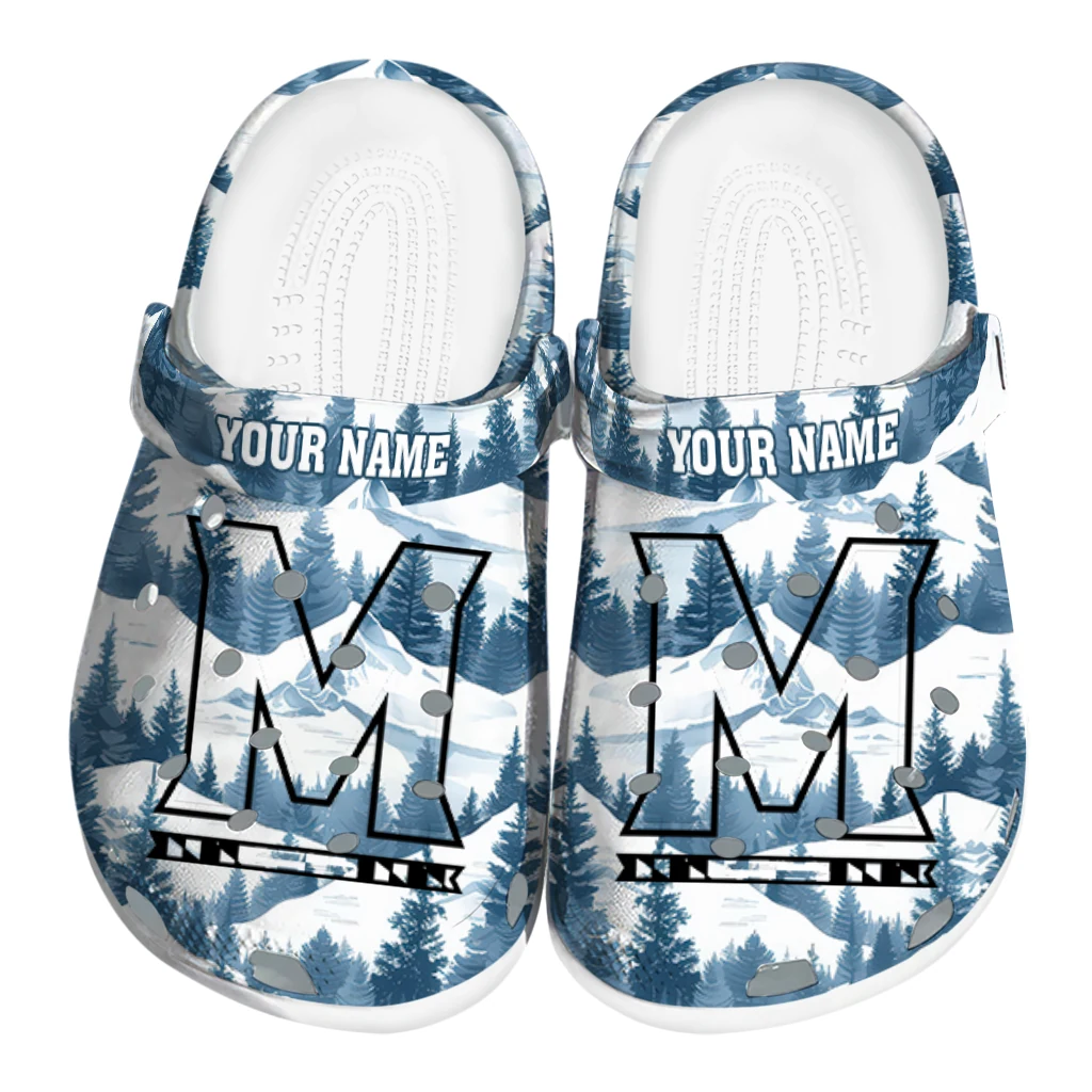 personalized maryland terrapins snowy mountains clogs best selling personalized maryland terrapins snowy mountains clogs best selling