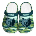personalized memphis grizzlies hills illustration clogs best selling