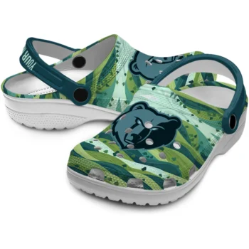 personalized memphis grizzlies hills illustration clogs high quality