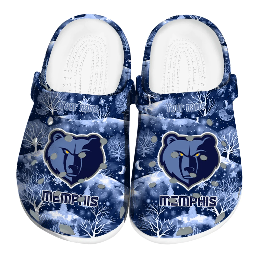 personalized memphis grizzlies snowy hills clogs best selling personalized memphis grizzlies snowy hills clogs best selling