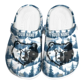 personalized memphis grizzlies snowy mountains clogs best selling
