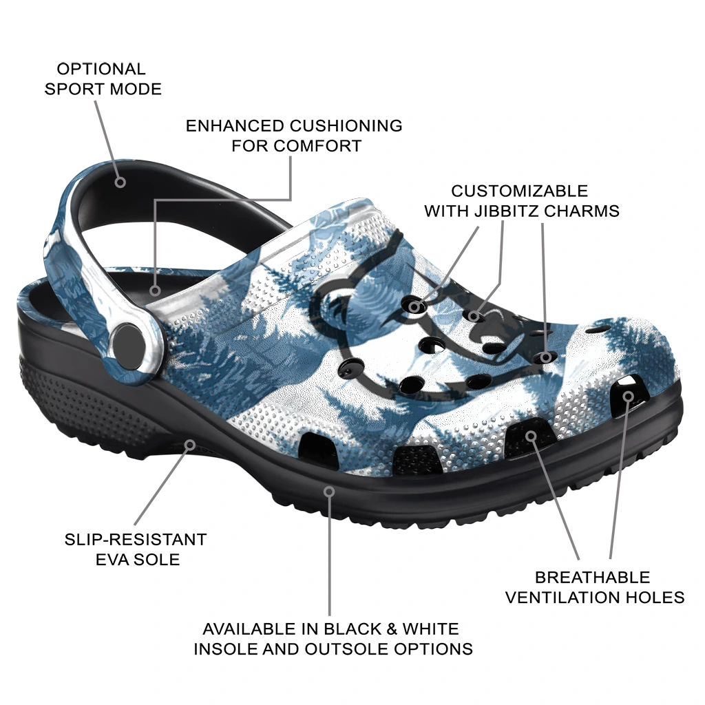 personalized memphis grizzlies snowy mountains clogs new arrival personalized memphis grizzlies snowy mountains clogs new arrival