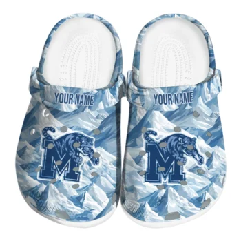 personalized memphis tigers mountain artwork clogs best selling