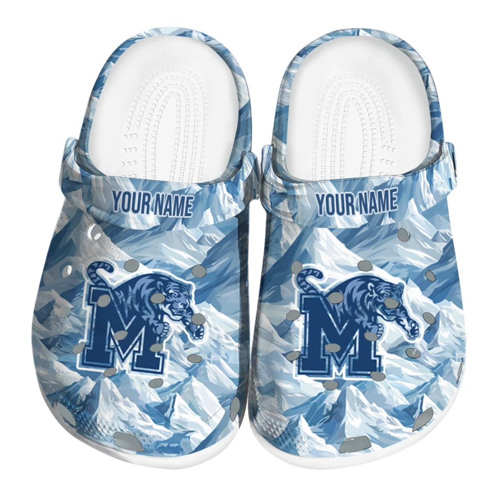 personalized memphis tigers mountain artwork clogs best selling personalized memphis tigers mountain artwork clogs best selling