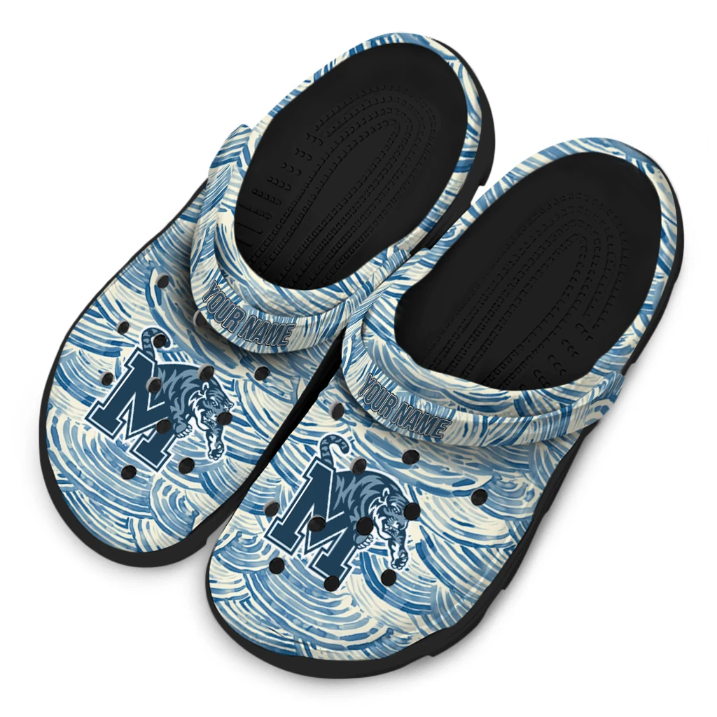 personalized memphis tigers sea swirls clogs latest model personalized memphis tigers sea swirls clogs latest model