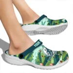 personalized miami dolphins hills illustration clogs best selling