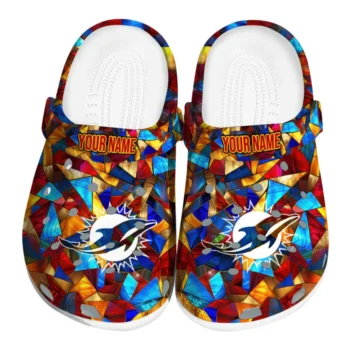 personalized miami dolphins prism pieces clogs best selling