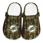 personalized miami dolphins woods forest designs clogs best selling