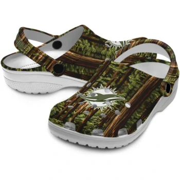 personalized miami dolphins woods forest designs clogs high quality