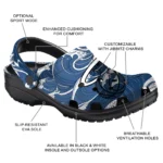 personalized miami heat wave flow clogs best selling