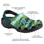 personalized miami hurricanes hills illustration clogs best selling