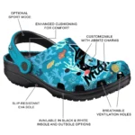 personalized miami marlins tropical fish ocean clogs best selling