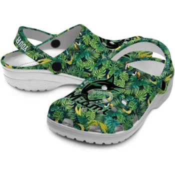 personalized miami marlins tropical leaves clogs high quality
