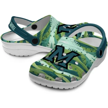 personalized miami redhawks hills illustration clogs high quality