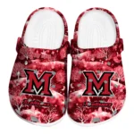 personalized miami redhawks snowy hills clogs best selling