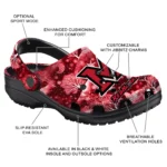 personalized miami redhawks snowy hills clogs best selling