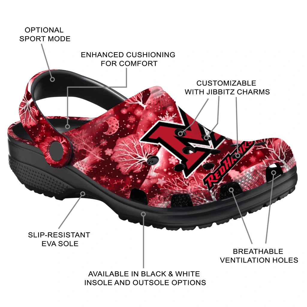 personalized miami redhawks snowy hills clogs new arrival personalized miami redhawks snowy hills clogs new arrival