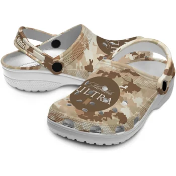 personalized michelob ultra beige camouflage beige brown clogs high quality hey clogs