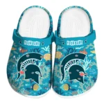 personalized michigan state spartans tropical fish ocean clogs best selling