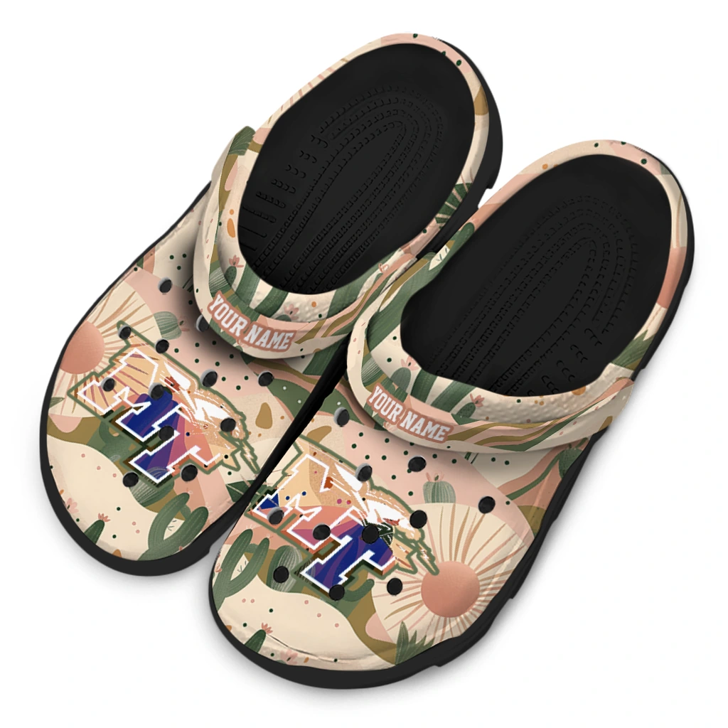 personalized middle tennessee blue raiders desert cactus pattern clogs latest model personalized middle tennessee blue raiders desert cactus pattern clogs latest model