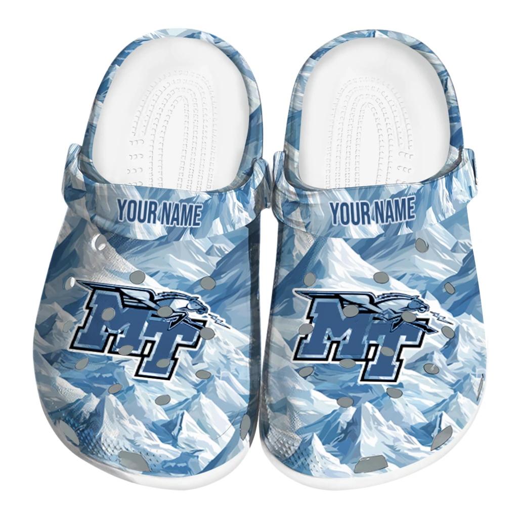 personalized middle tennessee blue raiders mountain artwork clogs best selling personalized middle tennessee blue raiders mountain artwork clogs best selling