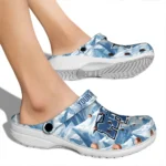 personalized middle tennessee blue raiders mountain artwork clogs best selling