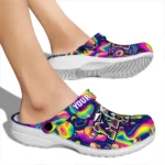 personalized middle tennessee blue raiders swirling mushrooms clogs best selling