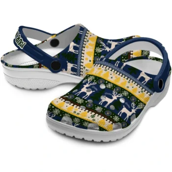 personalized milwaukee brewers christmas motif clogs high quality