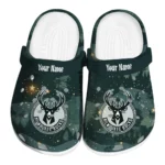 personalized milwaukee bucks deer nightscape clogs best selling
